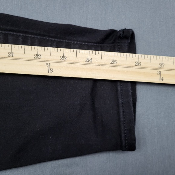 Signature Levi Strauss Womens Mid Rise Skinny Jeans Black 12S W31 L28 - Picture 6 of 11